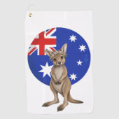 Serviette De Golf collection de golf inspirée des roo (Devant)