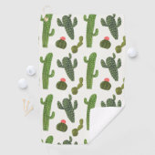 Serviette De Golf Collection Llamarama | Cactus mignons (En situation)