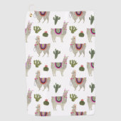 Serviette De Golf Collection Llamarama | Cute Llamas (Devant)