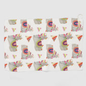 Serviette De Golf Collection Llamarama Motif II (Horizontal)