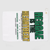 Serviette De Golf Collection Or Noir (Horizontal)
