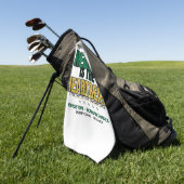 Serviette De Golf Collection Or Noir (Vert)