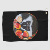 Serviette de golf Colobus Peint Wild (Horizontal)