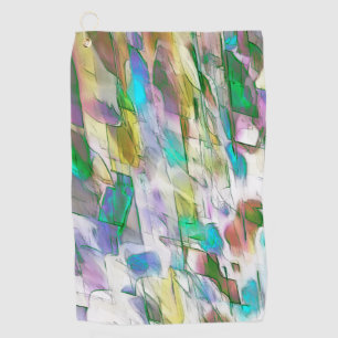Serviette De Golf Colorée décolorée, opaque contre combat satiné