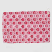 Serviette De Golf colorful candy Valentine's day heart pattern (Horizontal)