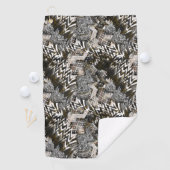 Serviette De Golf Combiné, ethnique, africain. (En situation)