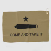 Serviette De Golf Come & Take It ! Flag de Texas State (Horizontal)