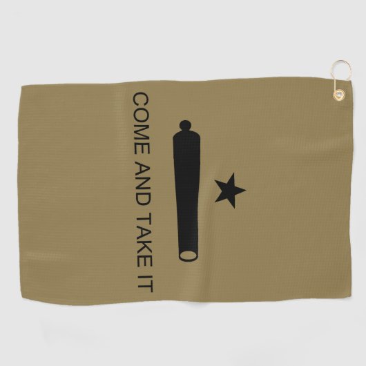 Serviette De Golf Come & Take It ! Flag de Texas State (Horizontal)