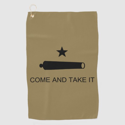 Serviette De Golf Come & Take It ! Flag de Texas State (Devant)