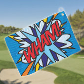 Serviette De Golf Comic Book WHAM Moderne Fun tendance