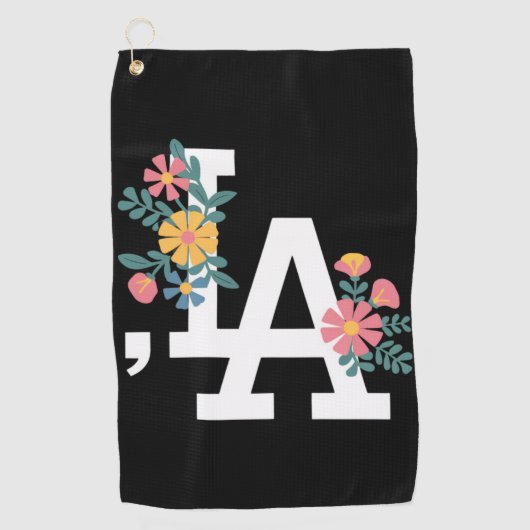 Serviette De Golf Comma la Floral Kamala Harris Pour Président 2024 (Devant)