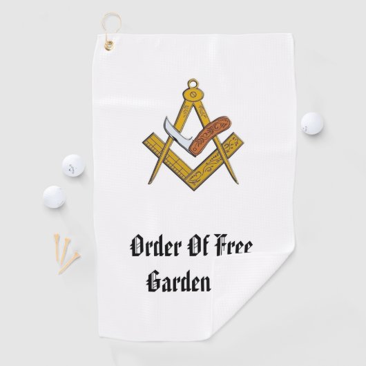 Serviette De Golf Commande Gratuite Gardeners Golf Towel (En situation)