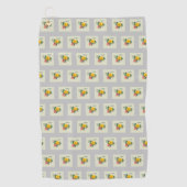 Serviette De Golf Company Logo Pattern (Devant)