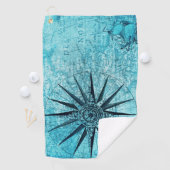 Serviette De Golf Compas nautique (En situation)