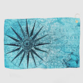 Serviette De Golf Compas nautique (Horizontal)