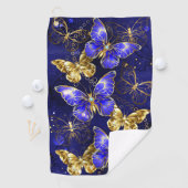 Serviette De Golf Composition avec papillons Sapphire (En situation)
