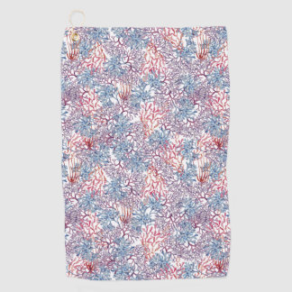 Serviette De Golf Composition de aquarelle sous-marine Série Design