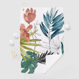 Serviette De Golf Composition tropicale