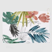 Serviette De Golf Composition tropicale (Horizontal)
