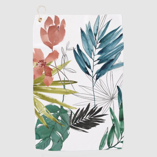 Serviette De Golf Composition tropicale (Devant)