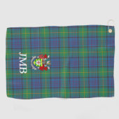 Serviette De Golf Comté d'Irlande Donegal Tartan Personnalisé (Horizontal)