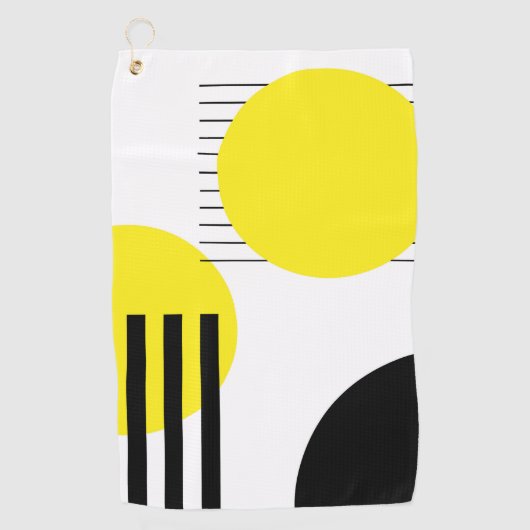 Serviette De Golf Conception abstraite (Devant)