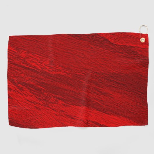 Serviette De Golf Conception abstraite dans les tons rouges (Horizontal)