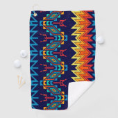 Serviette De Golf Conception abstraite de la conception tribale (En situation)