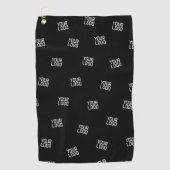 Serviette De Golf Conception aléatoire, logo ou image d'entreprise (Devant)