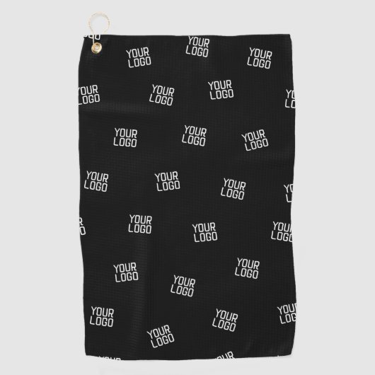 Serviette De Golf Conception aléatoire, logo ou image d'entreprise (Devant)