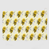 Serviette De Golf Conception d'abeille Fond de couleur quelconque (Horizontal)
