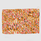 Serviette De Golf Conception de briques avec des tons clairs les sép (Horizontal)