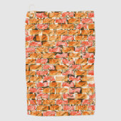 Serviette De Golf Conception de briques avec des tons clairs les sép (Devant)