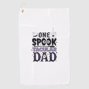 Serviette De Golf Conception de chemise Halloween pour papa Vintage