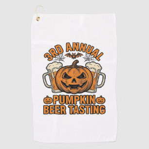 Serviette De Golf Conception de chemise Halloween vintage de dégusta