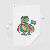 Serviette De Golf Conception de chemise vectorielle de dinosaure de (En situation)