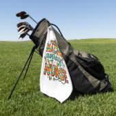 Serviette De Golf Conception de chemise vectorielle Nacho Average Nu (Vert)