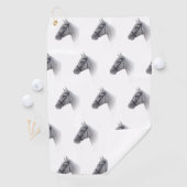 Serviette De Golf Conception de cheval (En situation)