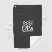Serviette De Golf Conception de fantôme Halloween Boo Crew_1 (En situation)