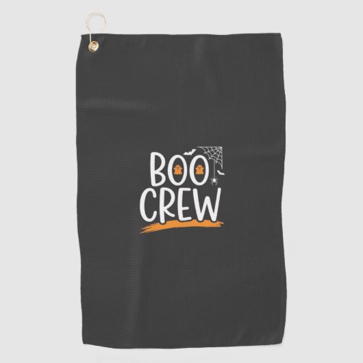 Serviette De Golf Conception de fantôme Halloween Boo Crew_1 (Devant)