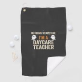 Serviette De Golf Conception de fantôme Halloween pour enseignant en (En situation)