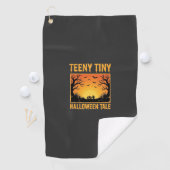 Serviette De Golf Conception de forêt hantée de conte de Halloween t (En situation)