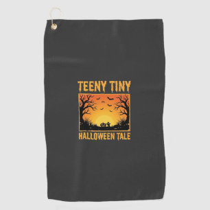 Serviette De Golf Conception de forêt hantée de conte de Halloween t