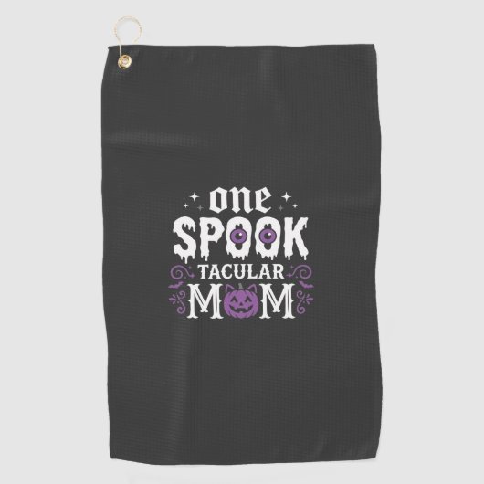 Serviette De Golf Conception de Halloween pour maman Spooktacular_1 (Devant)