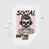 Serviette De Golf Conception de jeux d'expert en distanciation socia (En situation)