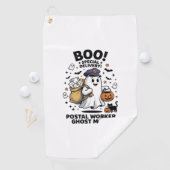 Serviette De Golf Conception de livraison d'Halloween en mode fantôm (En situation)