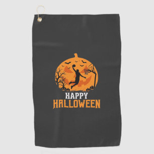 Serviette De Golf Conception de panier de basketball Halloween Dunk
