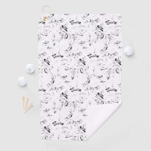 Serviette De Golf conception de point Quarante et un (En situation)