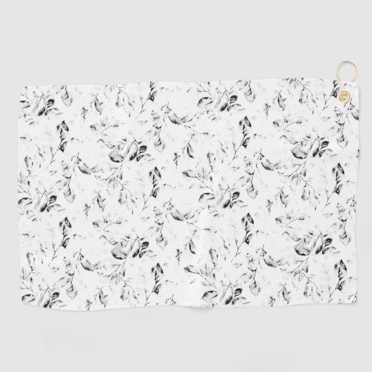 Serviette De Golf conception de point Quarante et un (Horizontal)