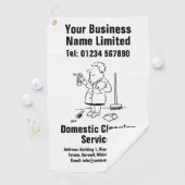 Serviette De Golf Conception de services de nettoyage domestique (En situation)